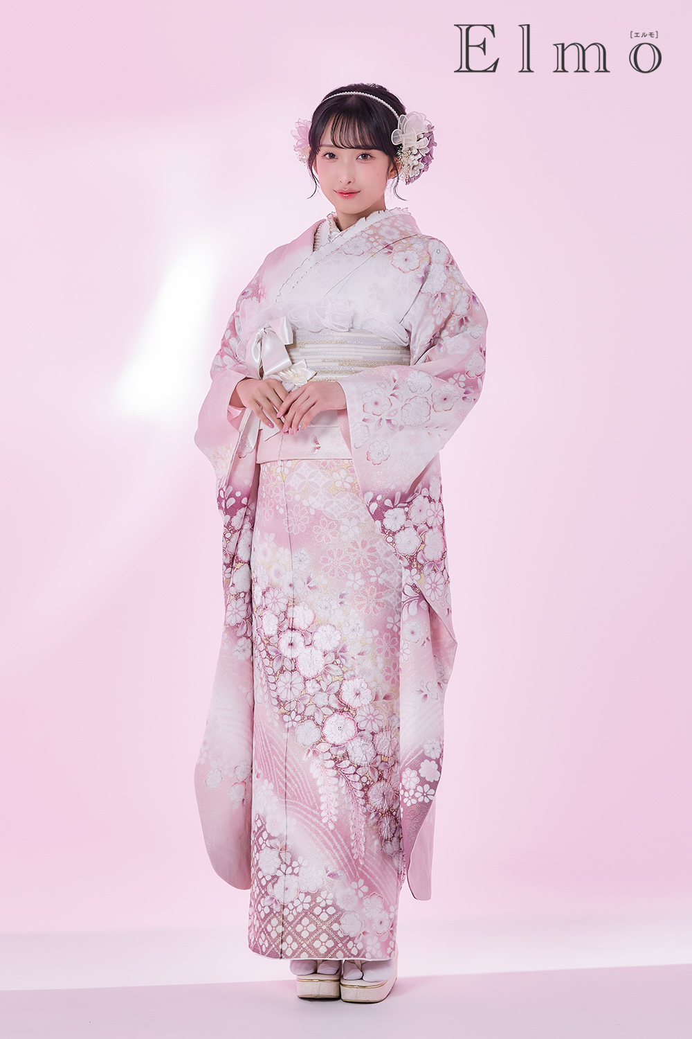 成人式振袖フルセット｜辻ヶ花 ピンク古典柄 F236